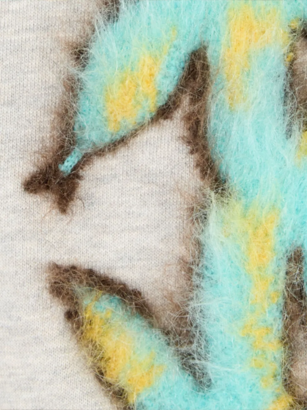 logo-motif cropped sweatshirt