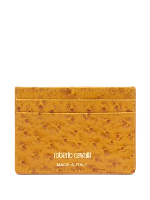 Roberto Cavalli leather cardholder