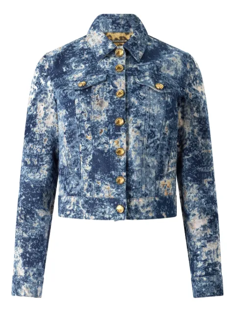 Roberto Cavalli faded denim jacket