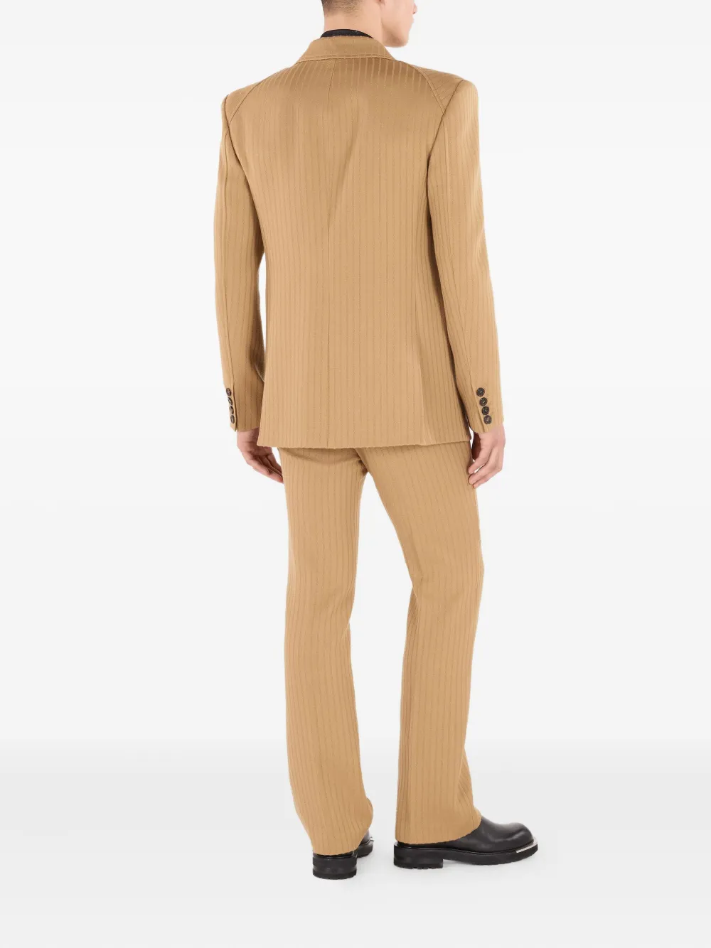 Roberto Cavalli Gestreepte blazer Bruin