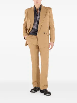 Roberto Cavalli 牛革　コーデュロイ　テーラードジャケット　L Roberto Cavalli 牛革 コーデュロイ テーラードジャケット L