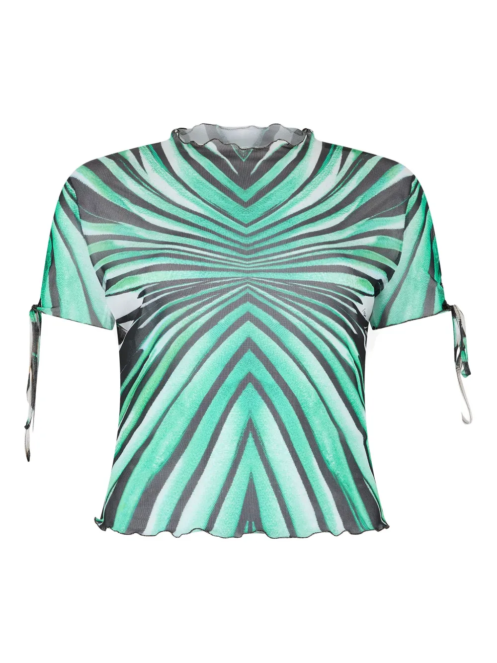 Roberto Cavalli Printed Top In Blue