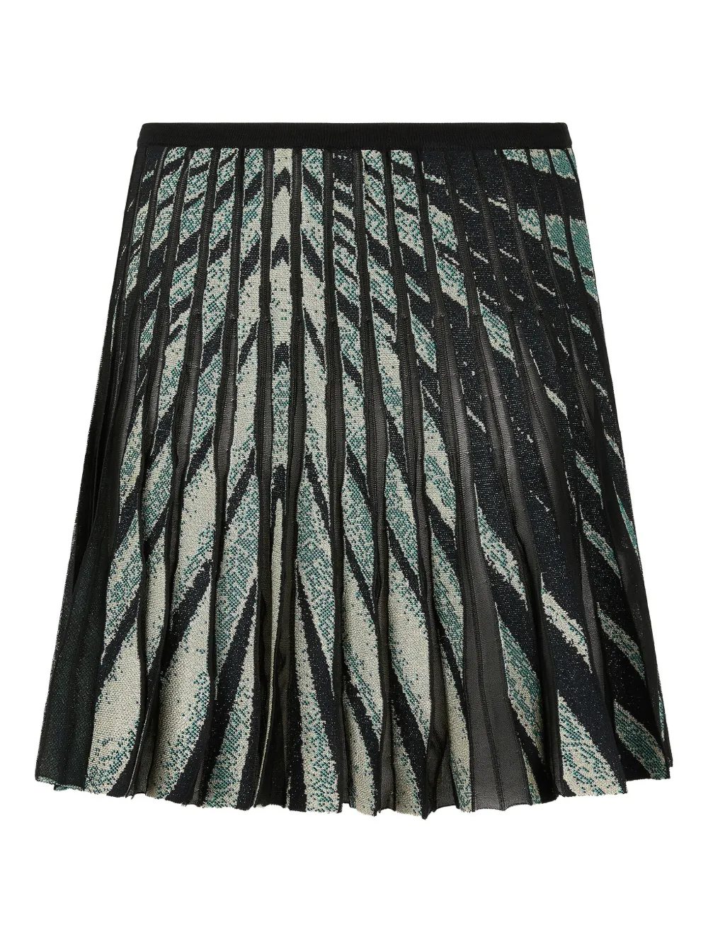 pleated mini skirt