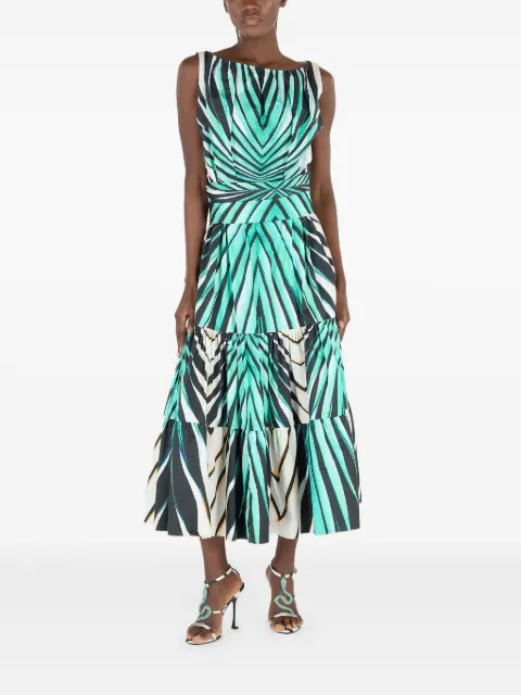 Roberto Cavalli printed midi dress