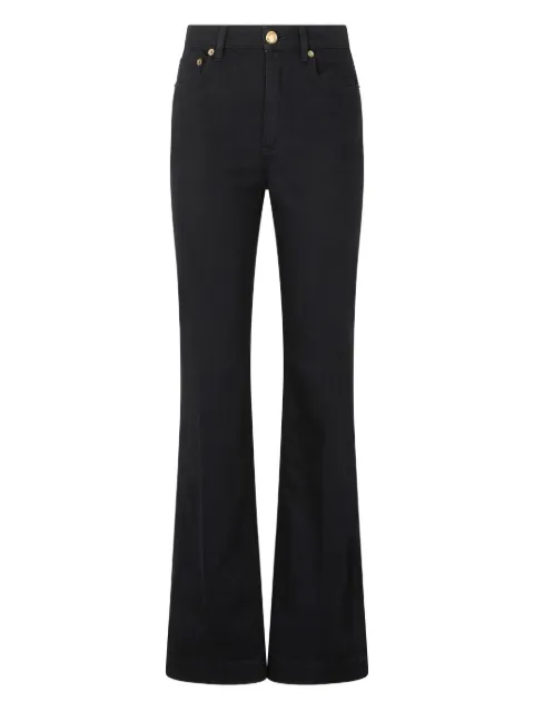 Roberto Cavalli monogram snake jeans