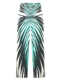 Roberto Cavalli Ray of Sea-print trousers - Blue