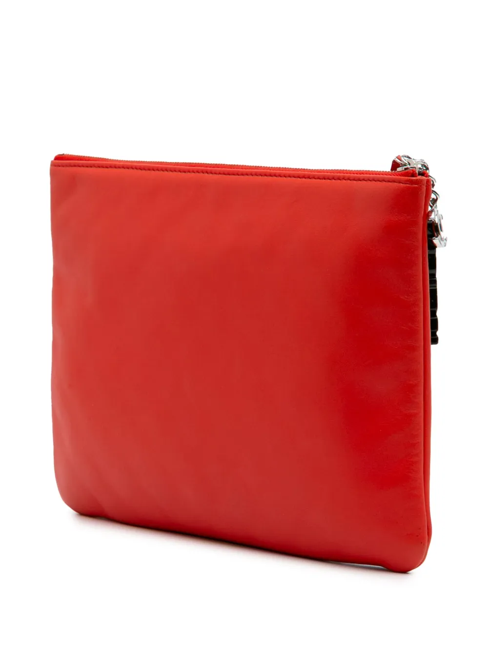 Pre-owned Chanel 2016-2017 Medium Printed Lambskin Cuba La Habana O Case Clutch Bag