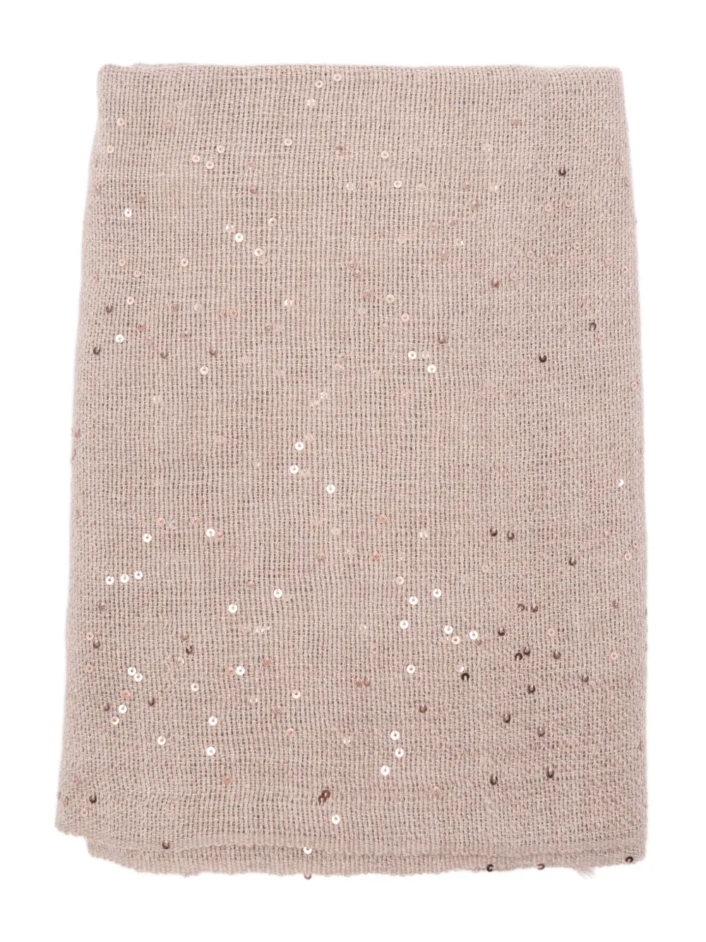 Brunello Cucinelli embellished scarf | Neutrals | Image 1