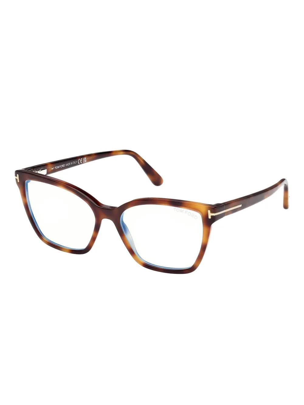 TOM FORD Eyewear Bril met vierkant montuur Bruin