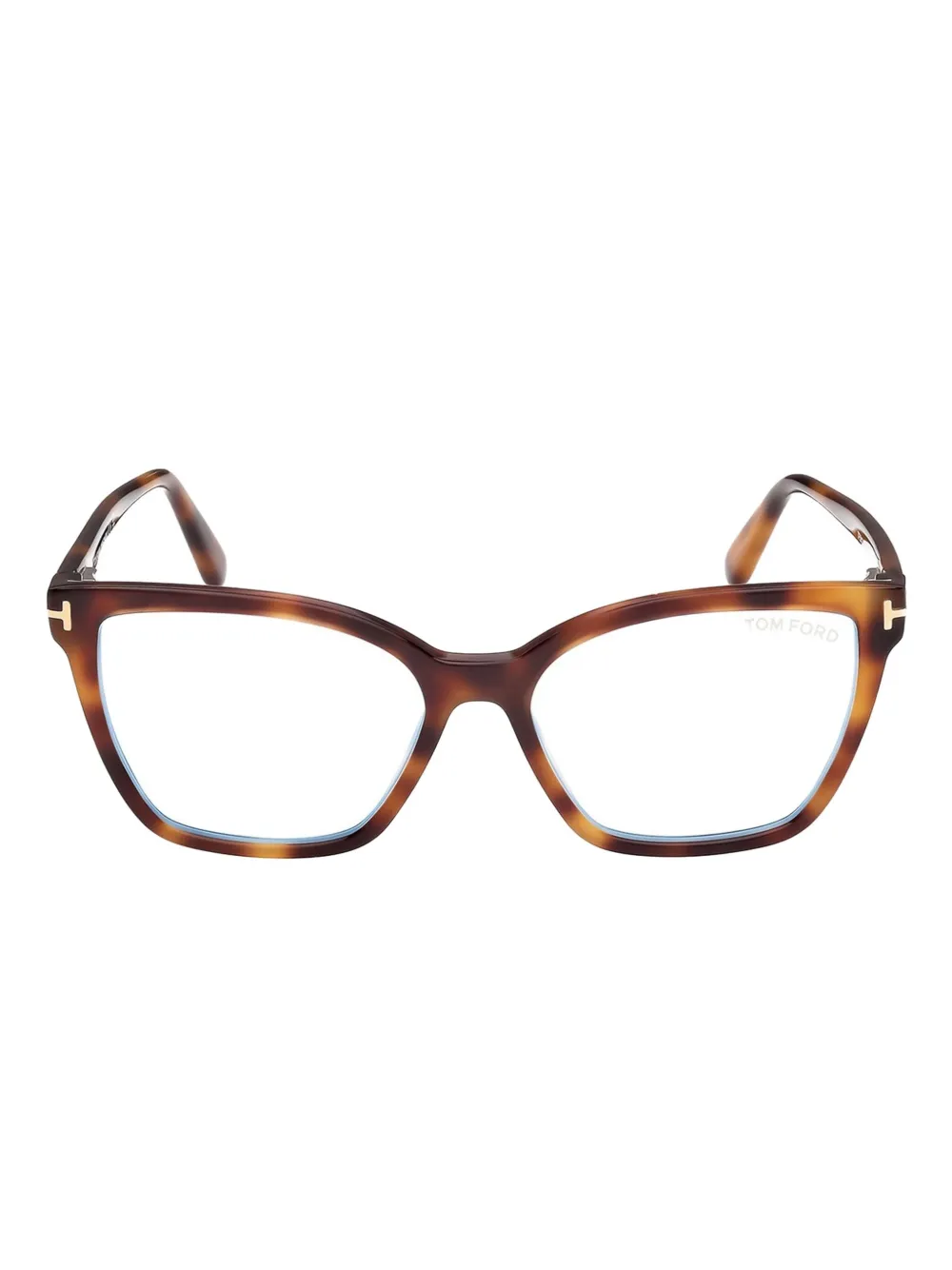TOM FORD Eyewear Bril met vierkant montuur Bruin