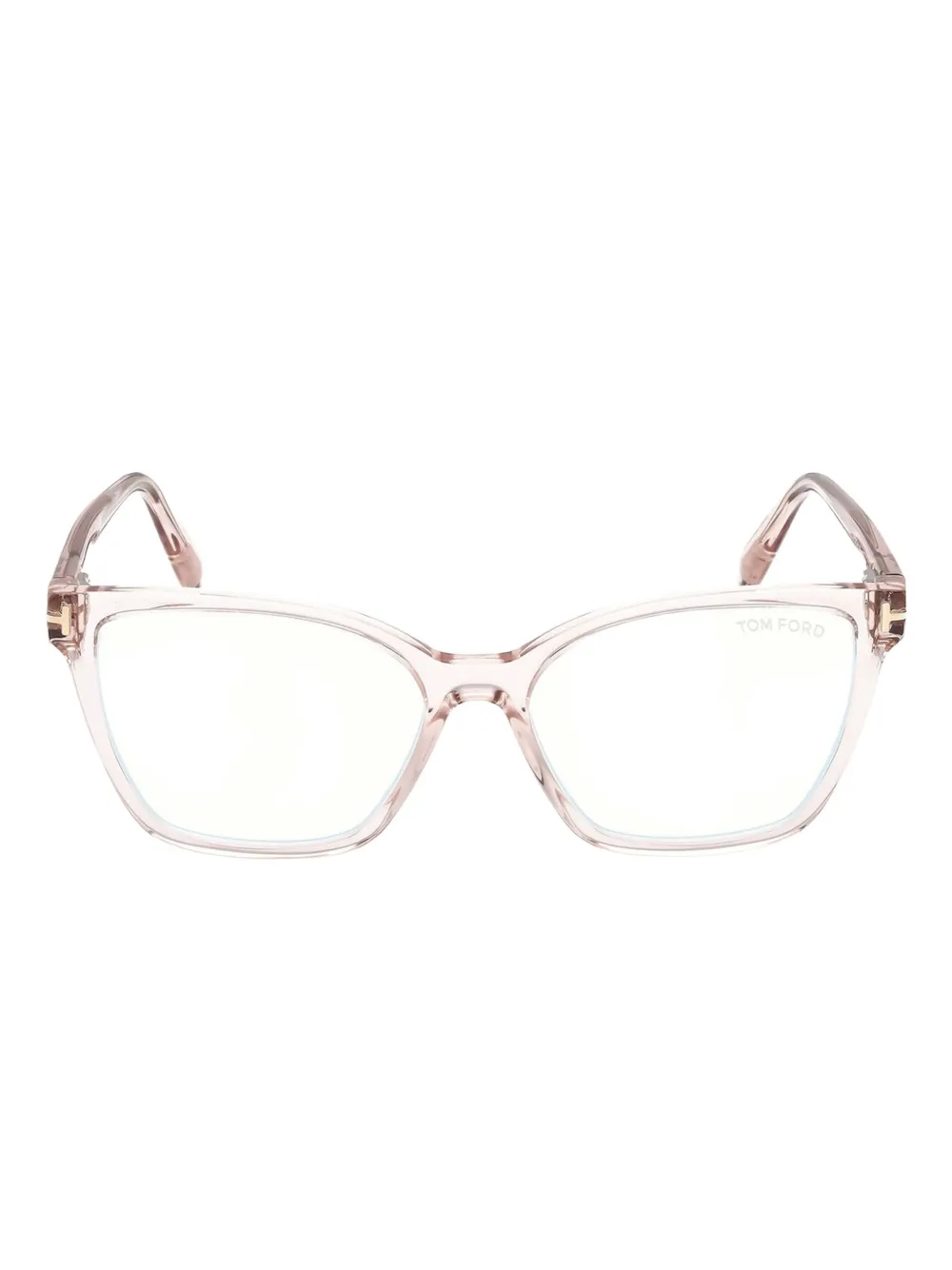 TOM FORD Eyewear rectangle-frame glasses | Pink | Image 1