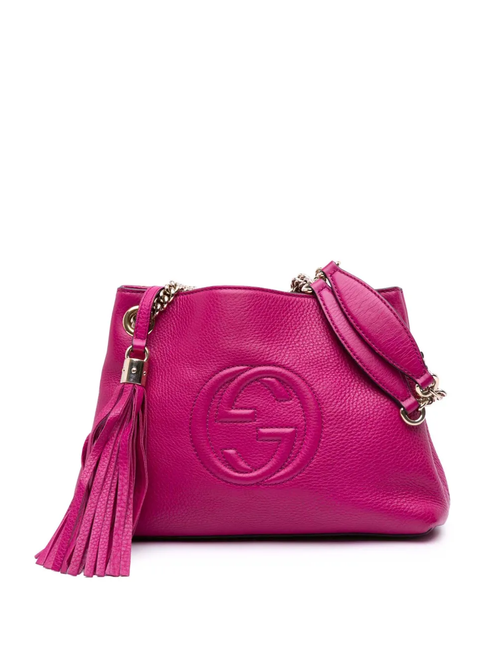Gucci Pre-Owned 2016-2024 Small Leather Soho Chain tote bag | Pink | Image 1