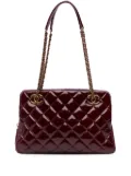 CHANEL Pre-Owned 2015-2016 Paris Salzburg Small Patent and Goatskin CC Eyelet tote bag - Red