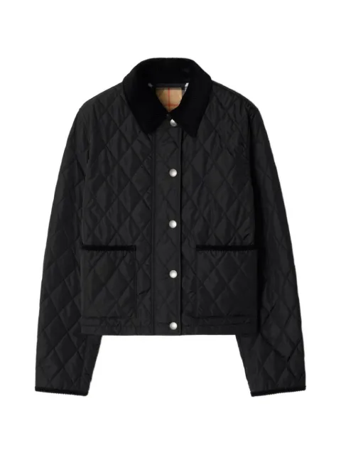 Burberry diamond-quilted jacket