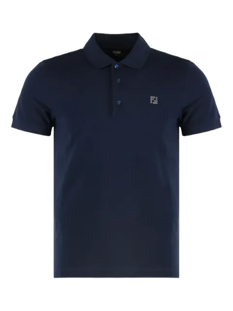FENDI polo med logoplade
