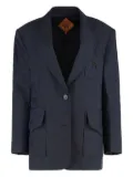 MCM single-breasted blazer - Blue