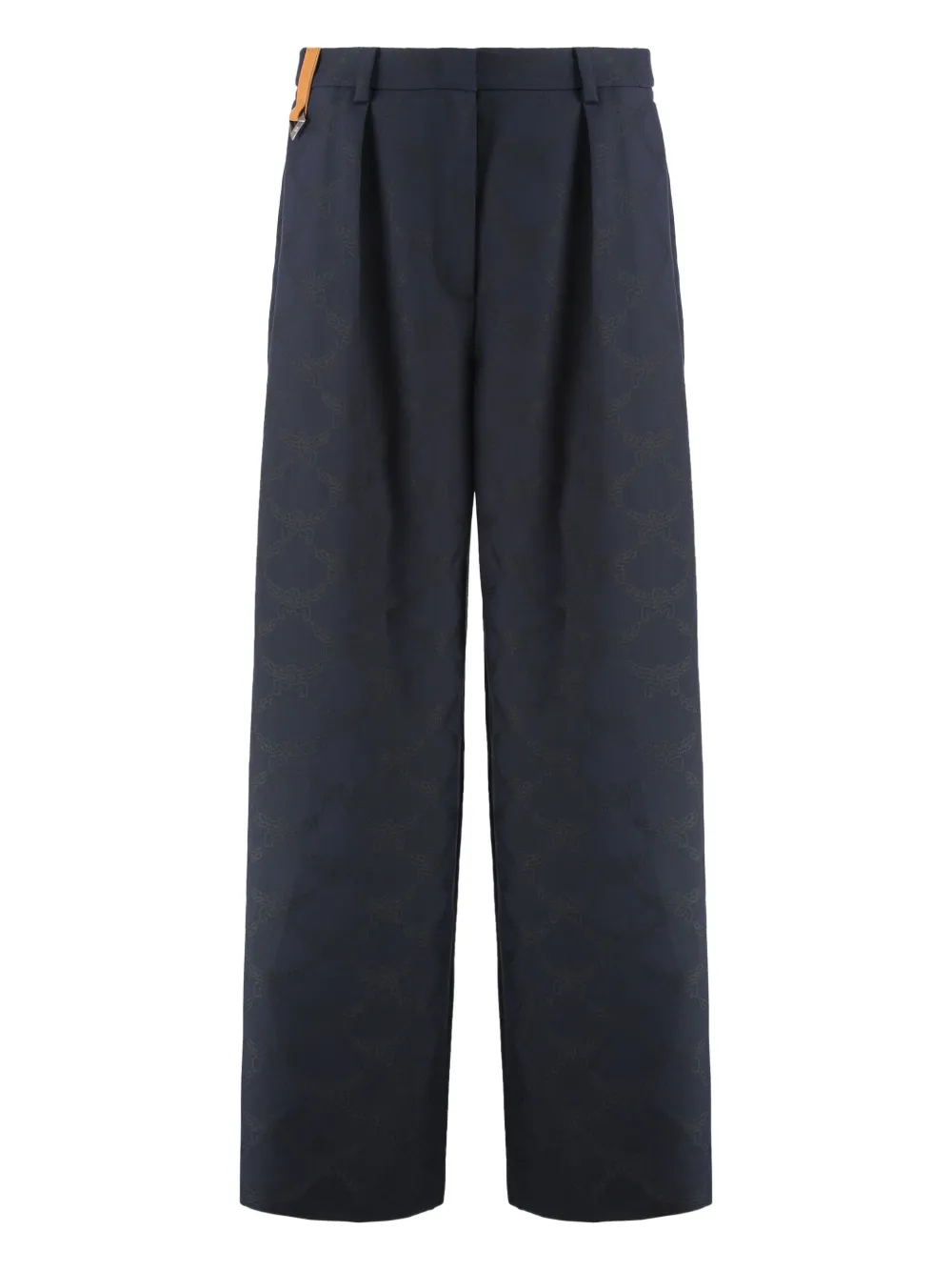MCM Lauretos pleated trousers Blauw