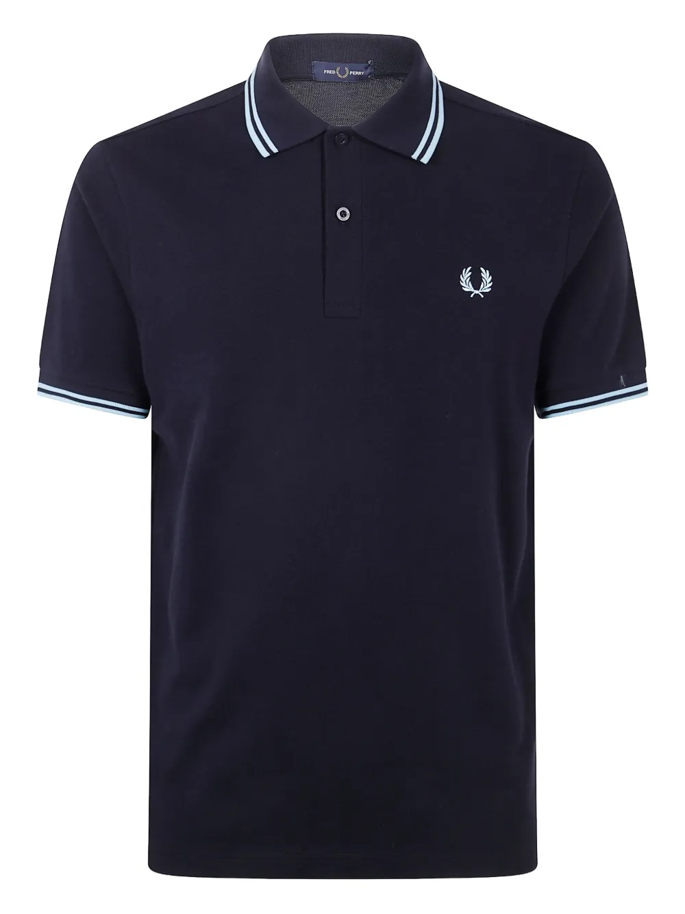 Fred Perry The Twin Tipped cotton polo shirt | Blue | Image 1