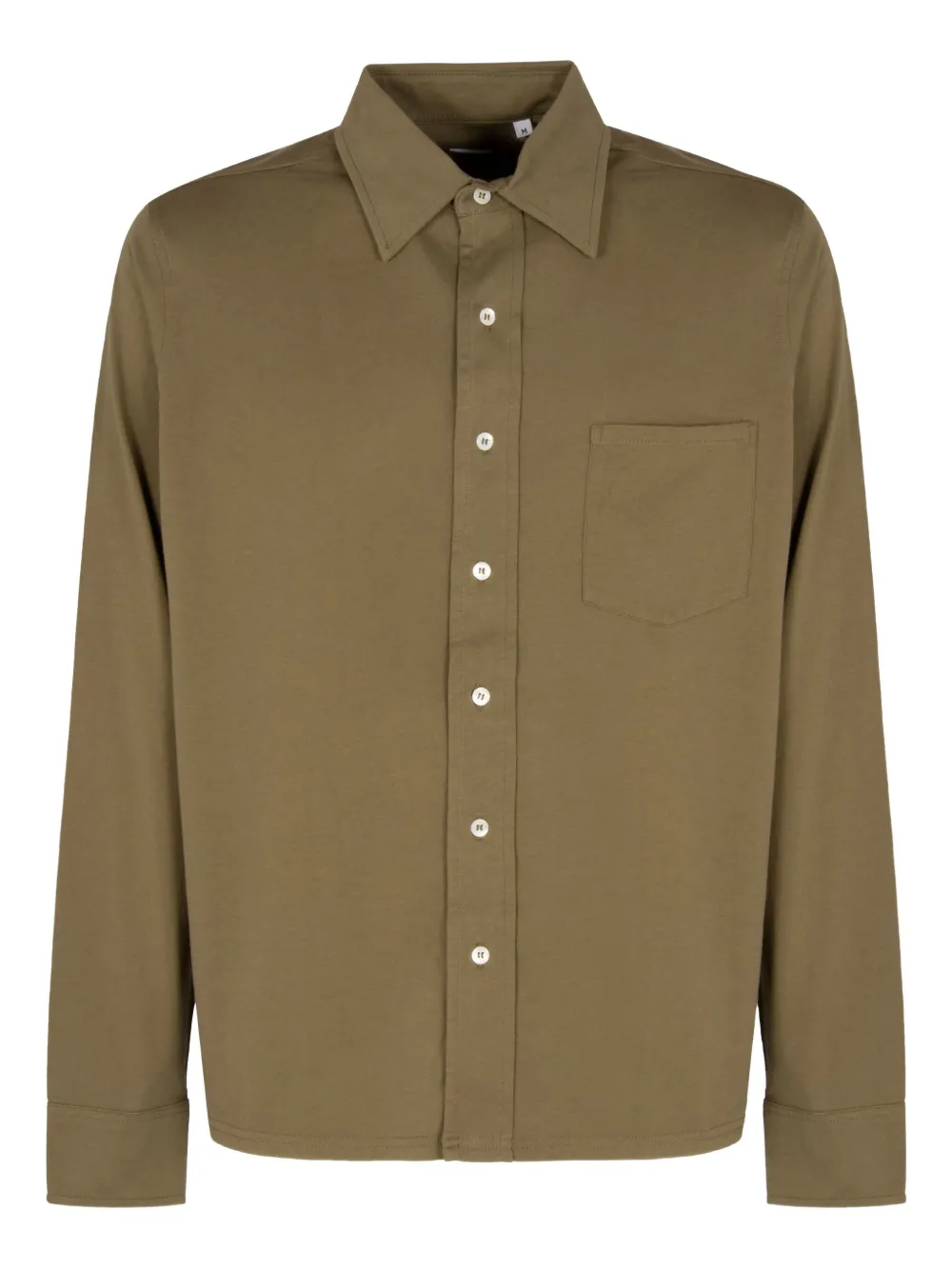 ASPESI button-down cotton shirt Groen