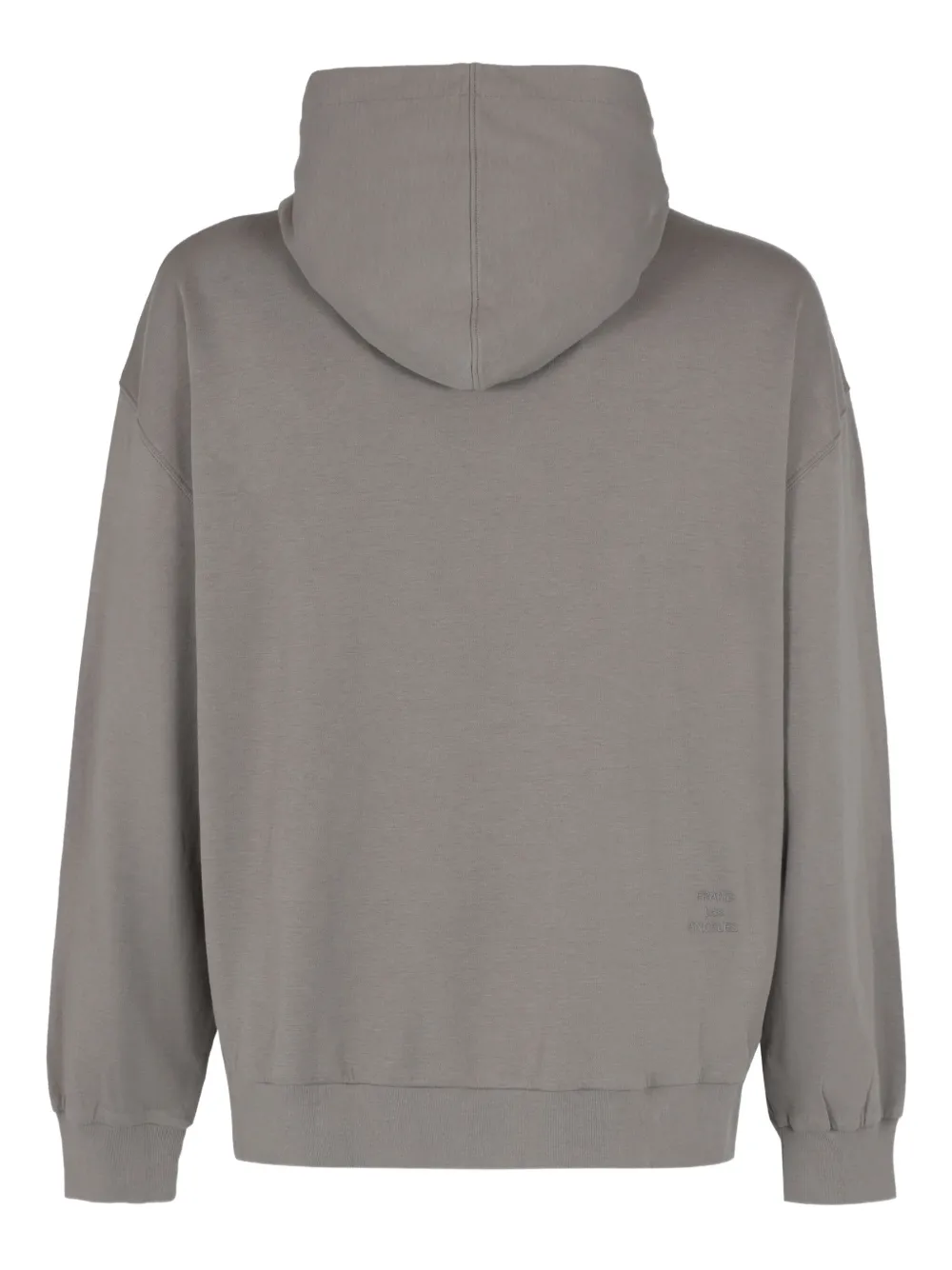 FRAME hooded ribbed-cuff sweatshirt Grijs