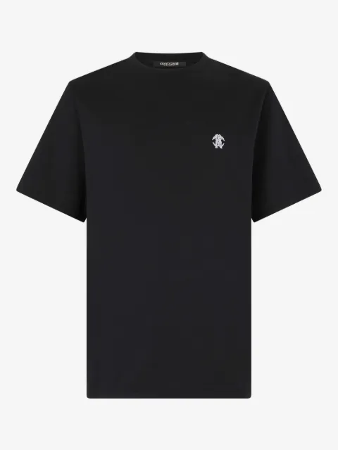 Roberto Cavalli t-shirt à logo brodé