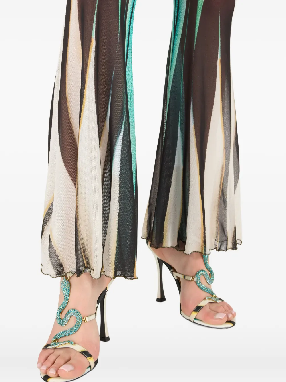 Roberto Cavalli Gestreepte broek Blauw