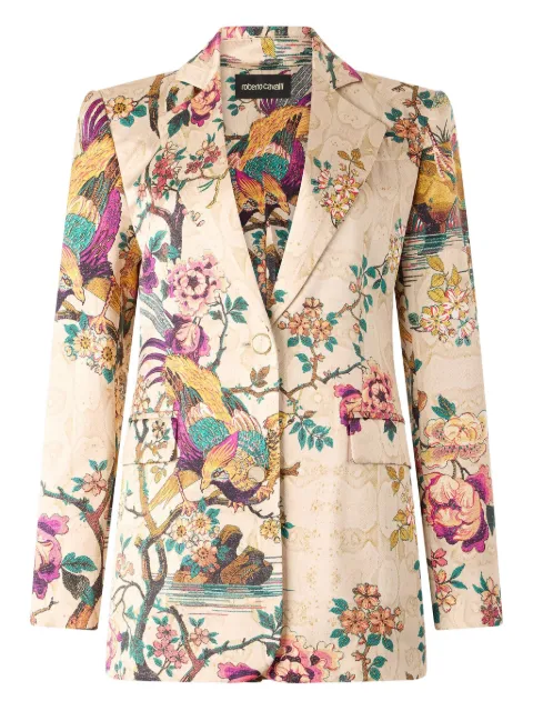 Roberto Cavalli floral-print jacket