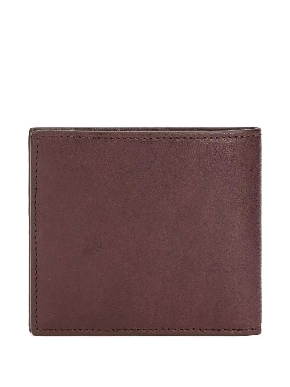 Roberto Cavalli Leren portemonnee met monogram-reliëf Bruin