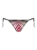 Roberto Cavalli tie-side printed bikini bottoms - Pink