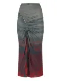 Roberto Cavalli tassel-embellished drawstring skirt - Grey