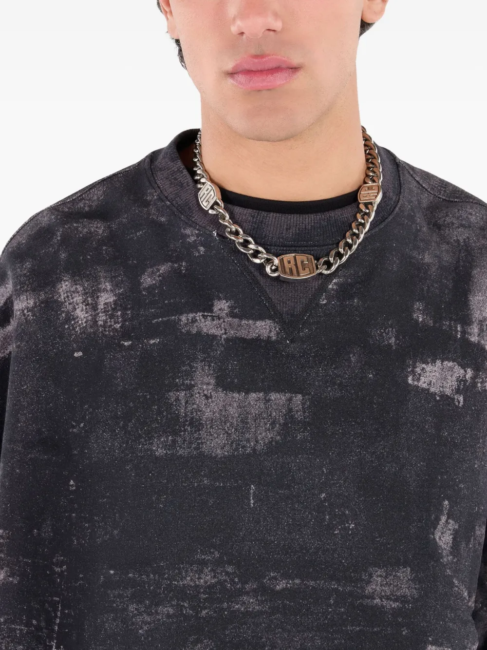 Roberto Cavalli monogram chain necklace | Image 2
