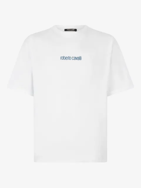 Roberto Cavalli t-shirt med logotyp