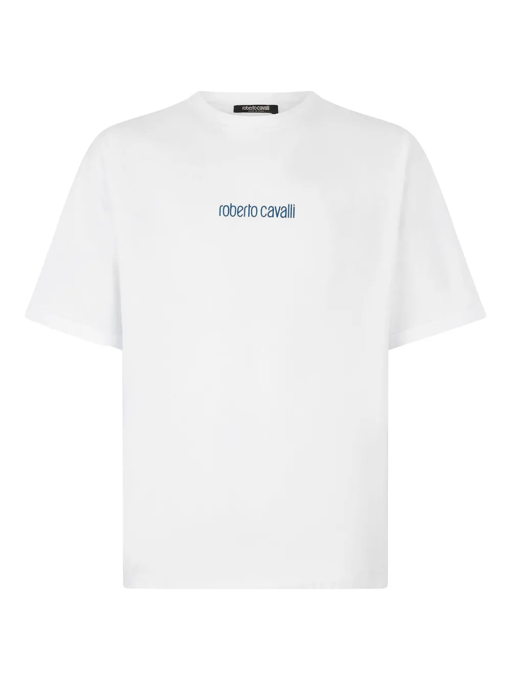 Roberto Cavalli T-shirt met logoprint Wit