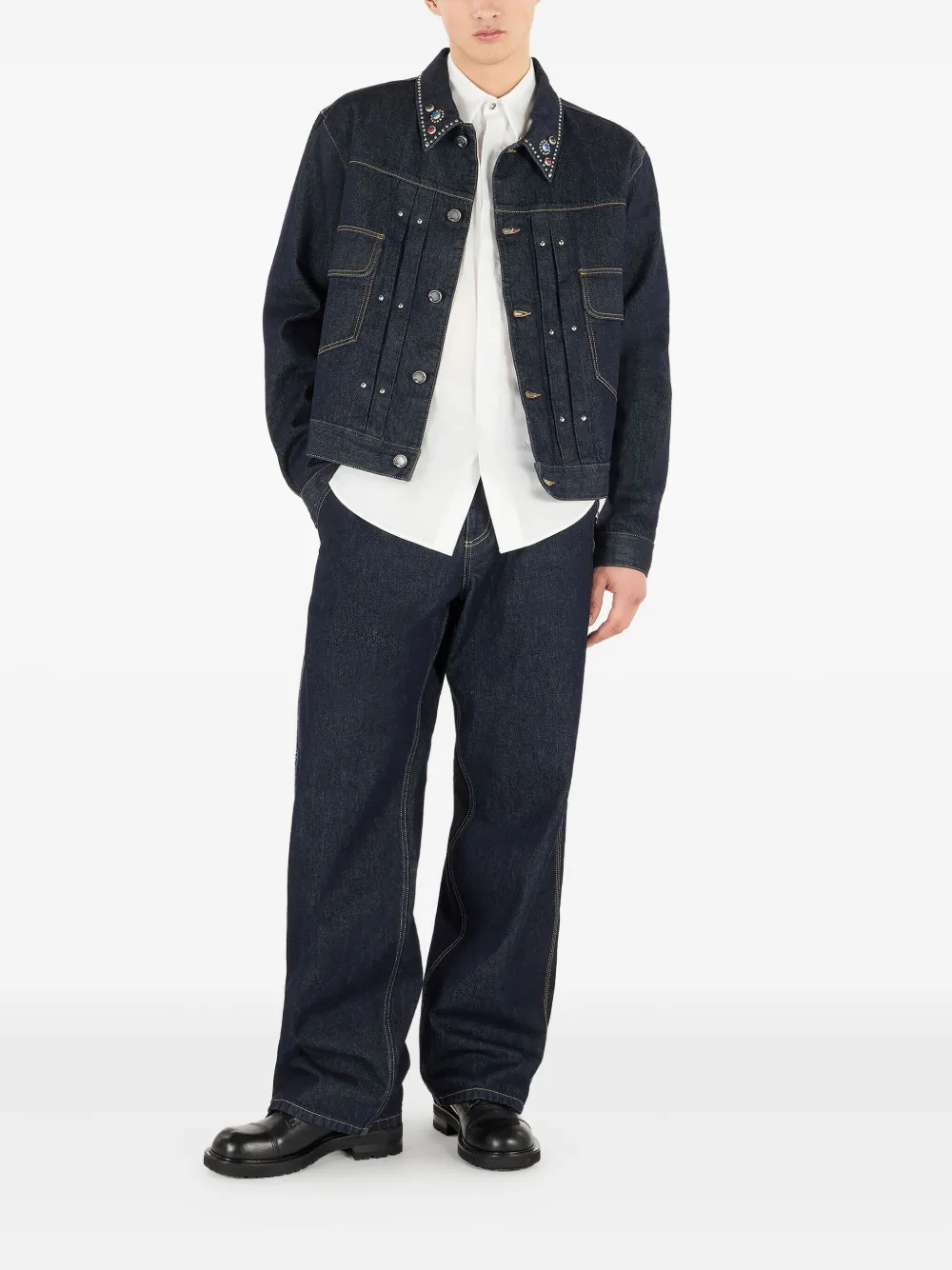 Roberto Cavalli jean à motif monogrammé RC | Jeans amples | Image 2