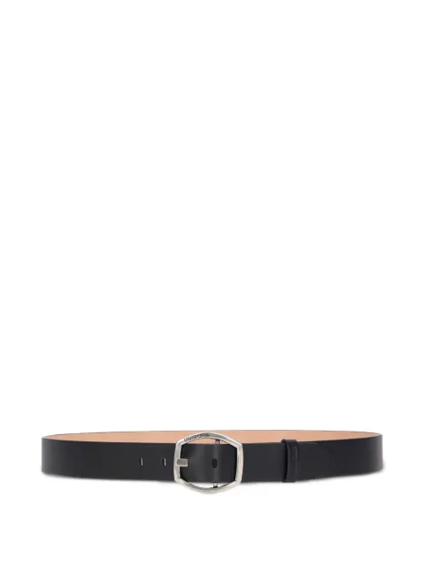Roberto Cavalli geometric-buckle leather belt