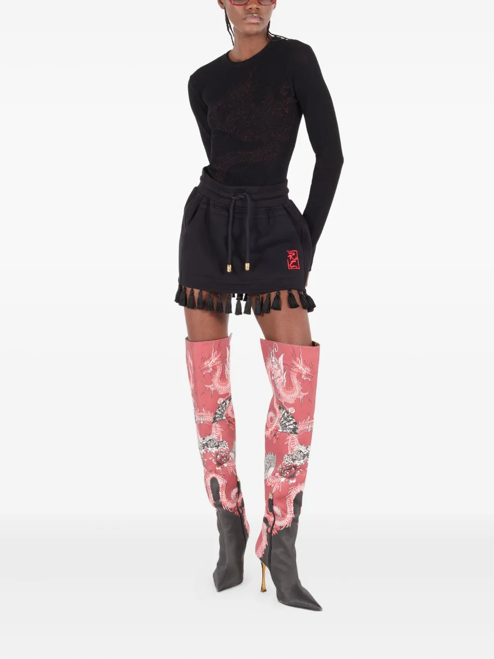 Roberto Cavalli dragon-embellished sweater | Knitted Sweaters | Image 2