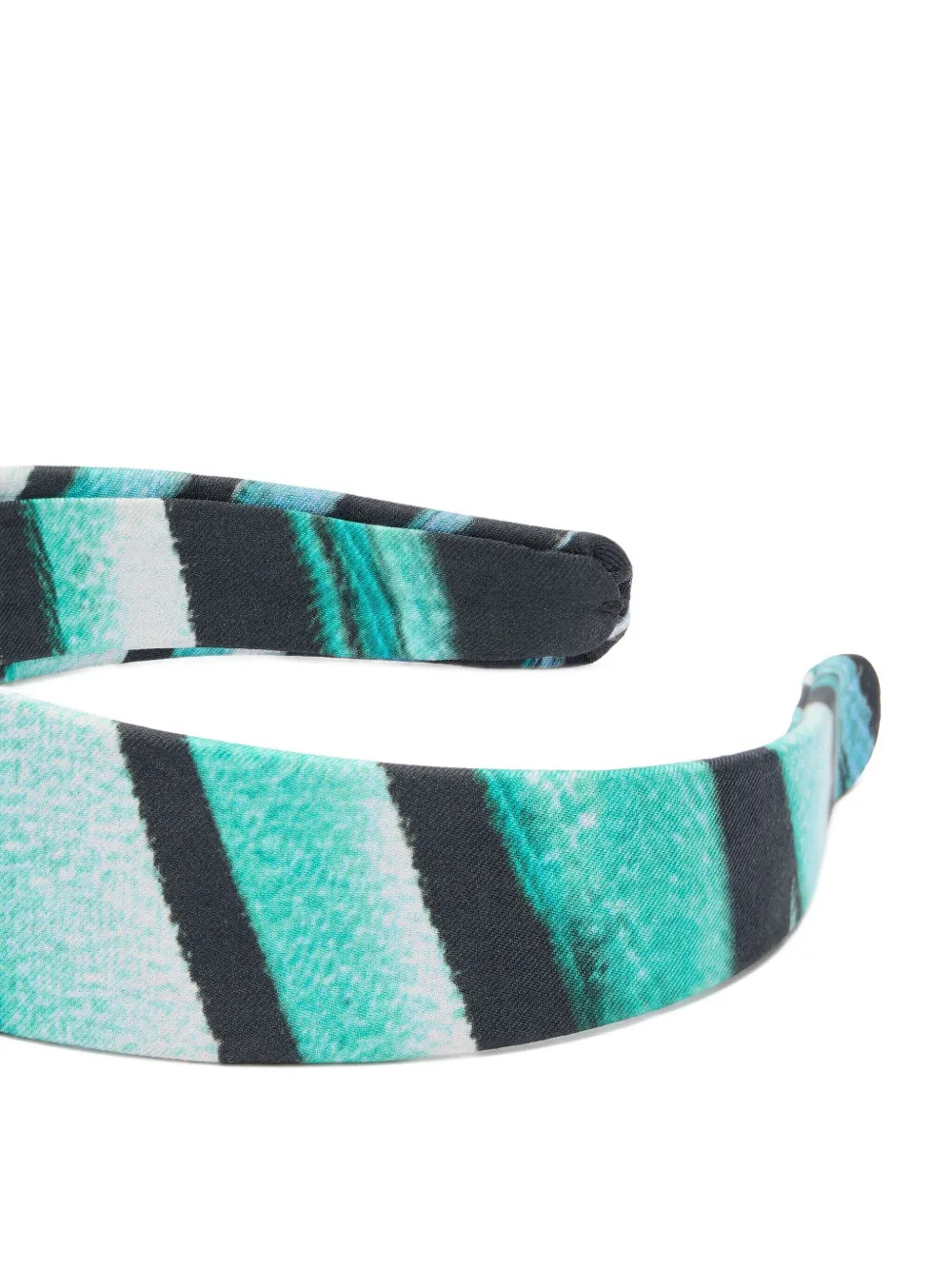 Roberto Cavalli Printed Headband In Green