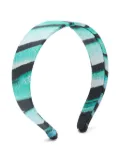 Roberto Cavalli printed headband - Blue