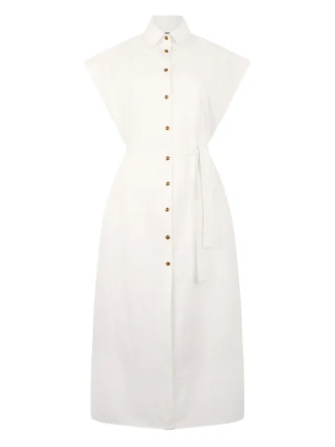 Roberto Cavalli belted shirt dress