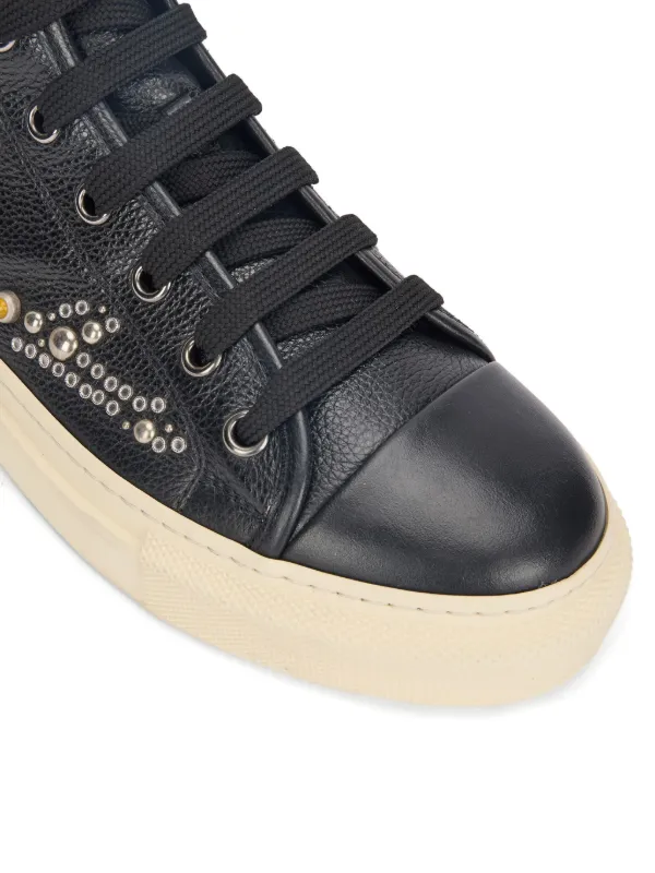 Roberto Cavalli スタッズ ハイカットスニーカー | ブラック | FARFETCH JP