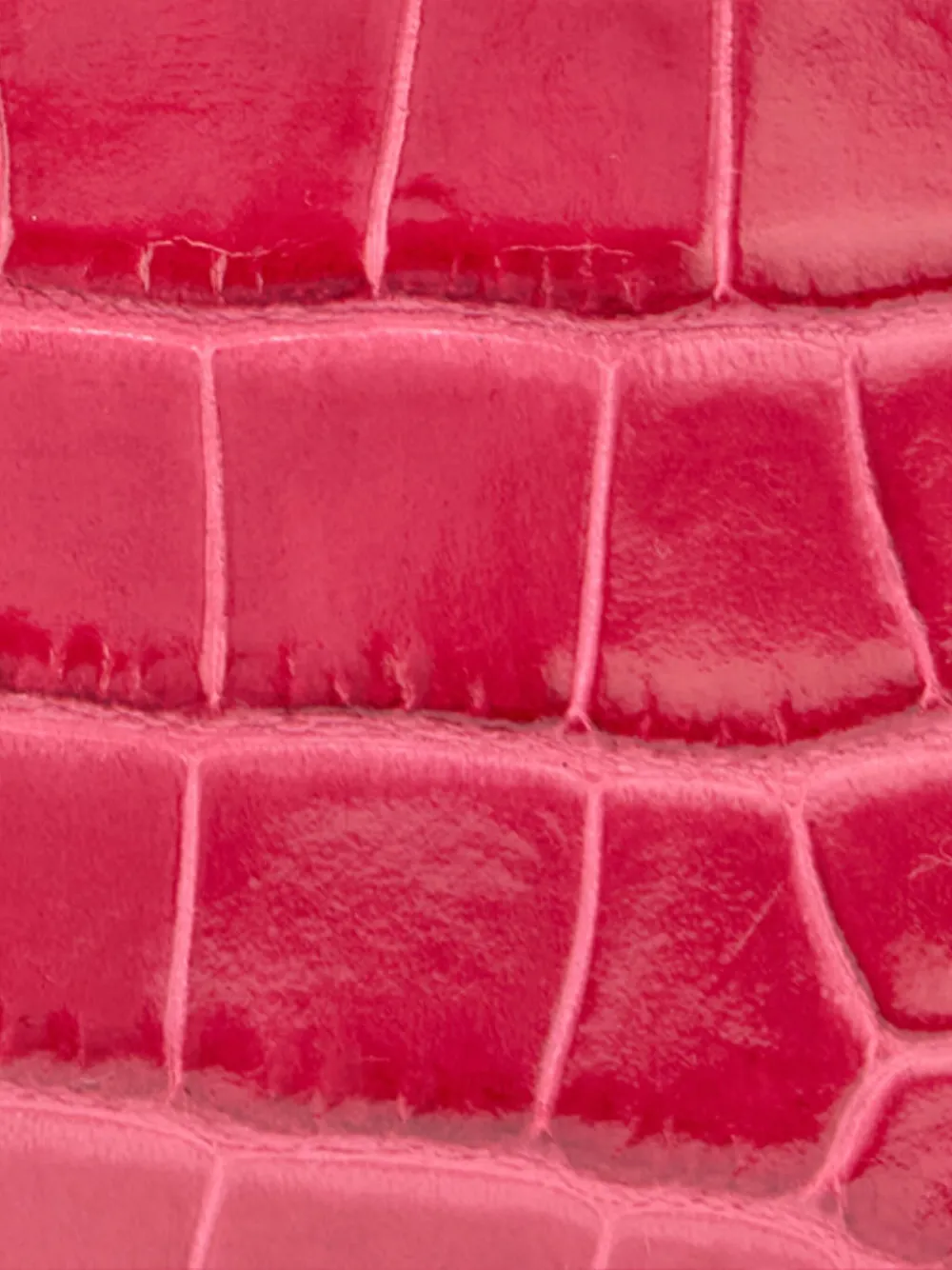 Roberto Cavalli Clutch met krokodillen-reliëf en logoplakkaat Roze