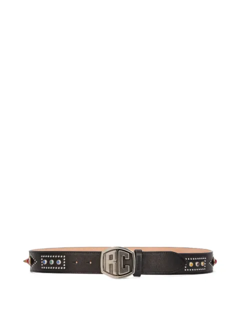 Roberto Cavalli stone-studded buckle belt