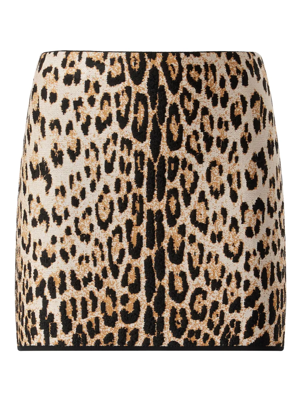 jaguar-print skirt