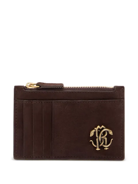 Roberto Cavalli logo-plaque wallet