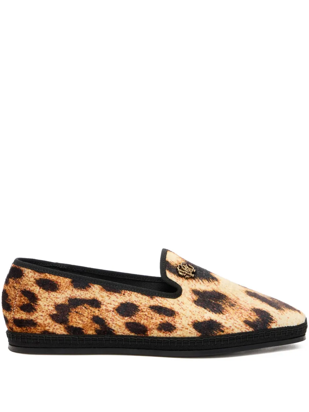 Roberto Cavalli leopard-print loafers Brown