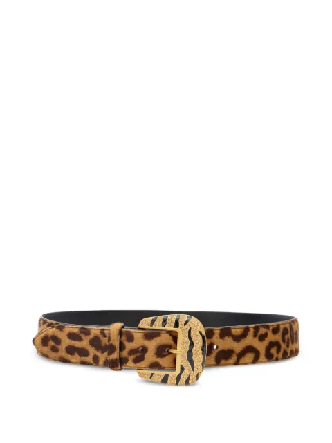 Roberto Cavalli leopard-print belt