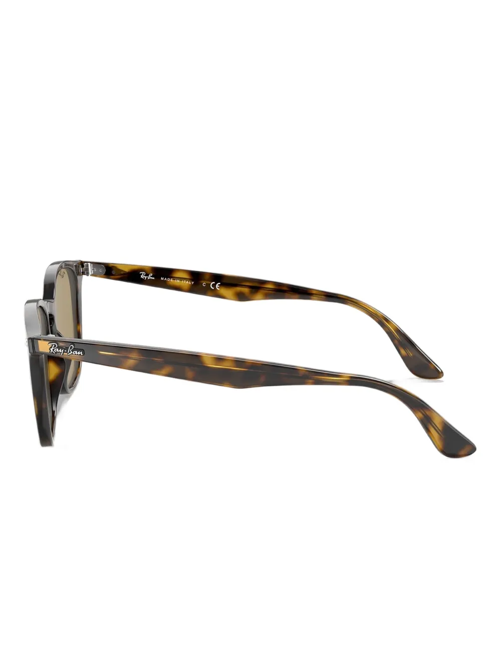 Ray-Ban RB4258 zonnebril met vierkant montuur Bruin