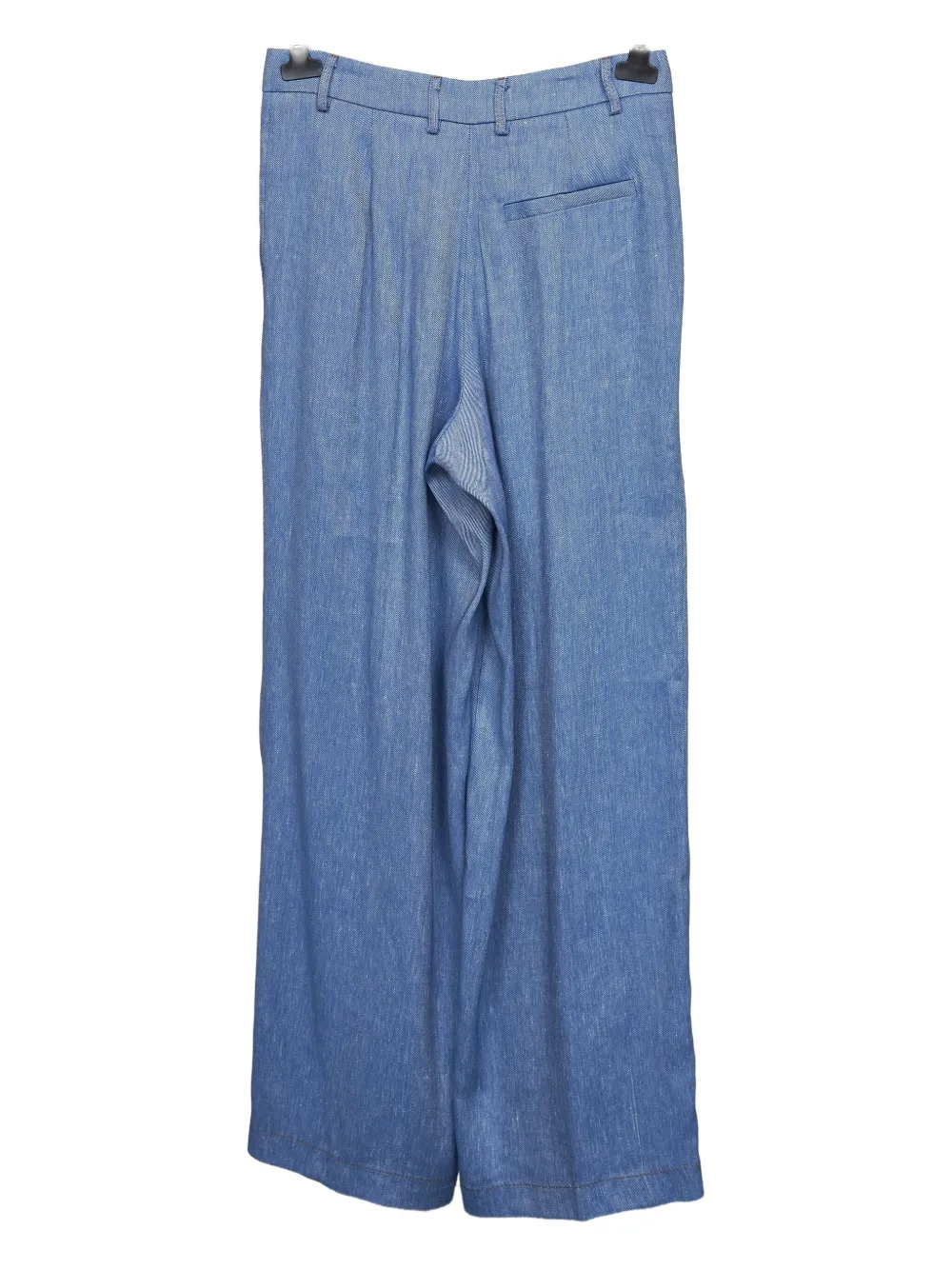 Kaos Linnen plooibroek - Blauw