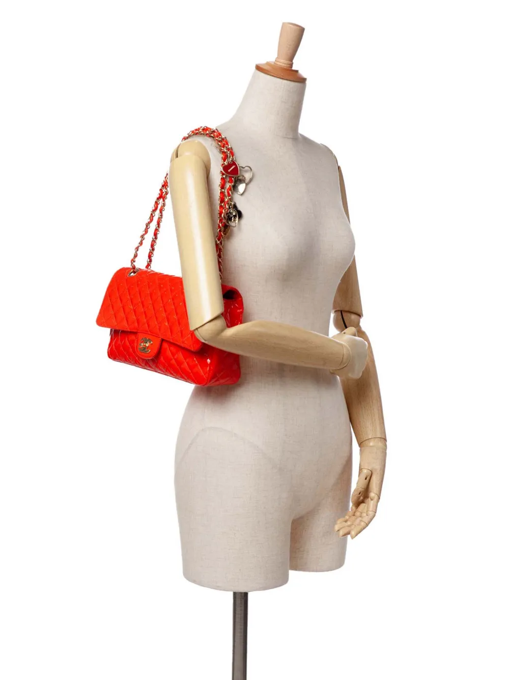 CHANEL Pre-Owned sac porté épaule Valentines Heart Charms médium (2009-2010) | Pre-owned | Image 2