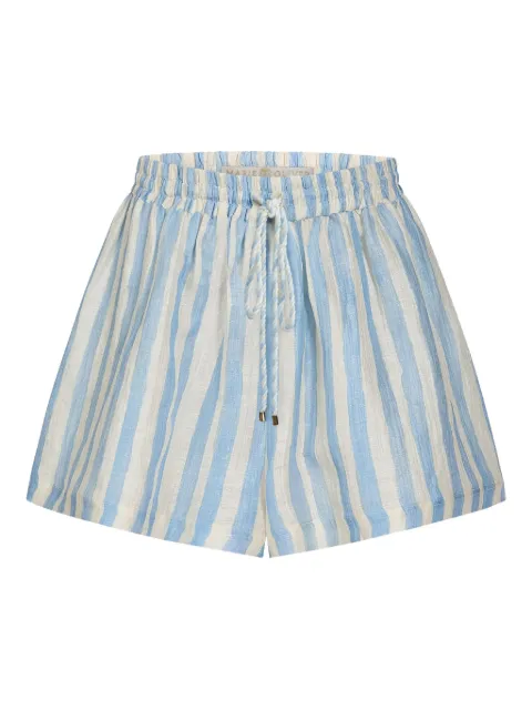 Marie Oliver shorts Ana con cordones en la pretina y motivo de rayas